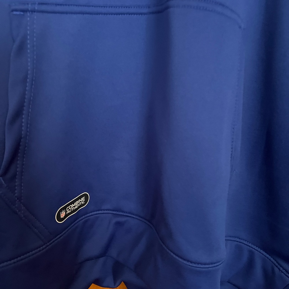 New Era Men's Royal Blue Buffalo Bills Hoodie with Bills logo size XL - Picture 3 of 9